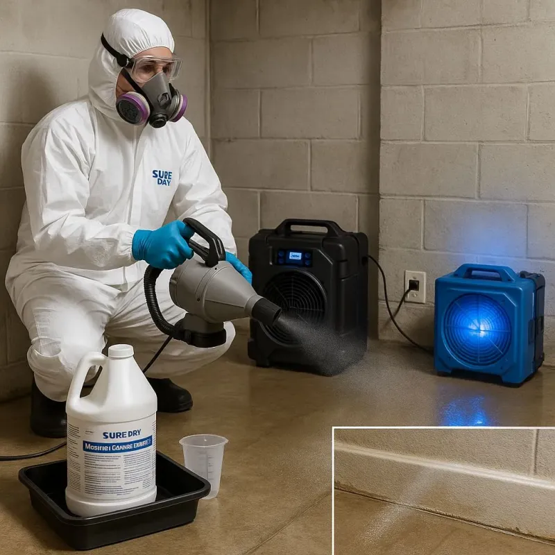 Sanitization and Odor Removal process in Fort Hunt, VA
